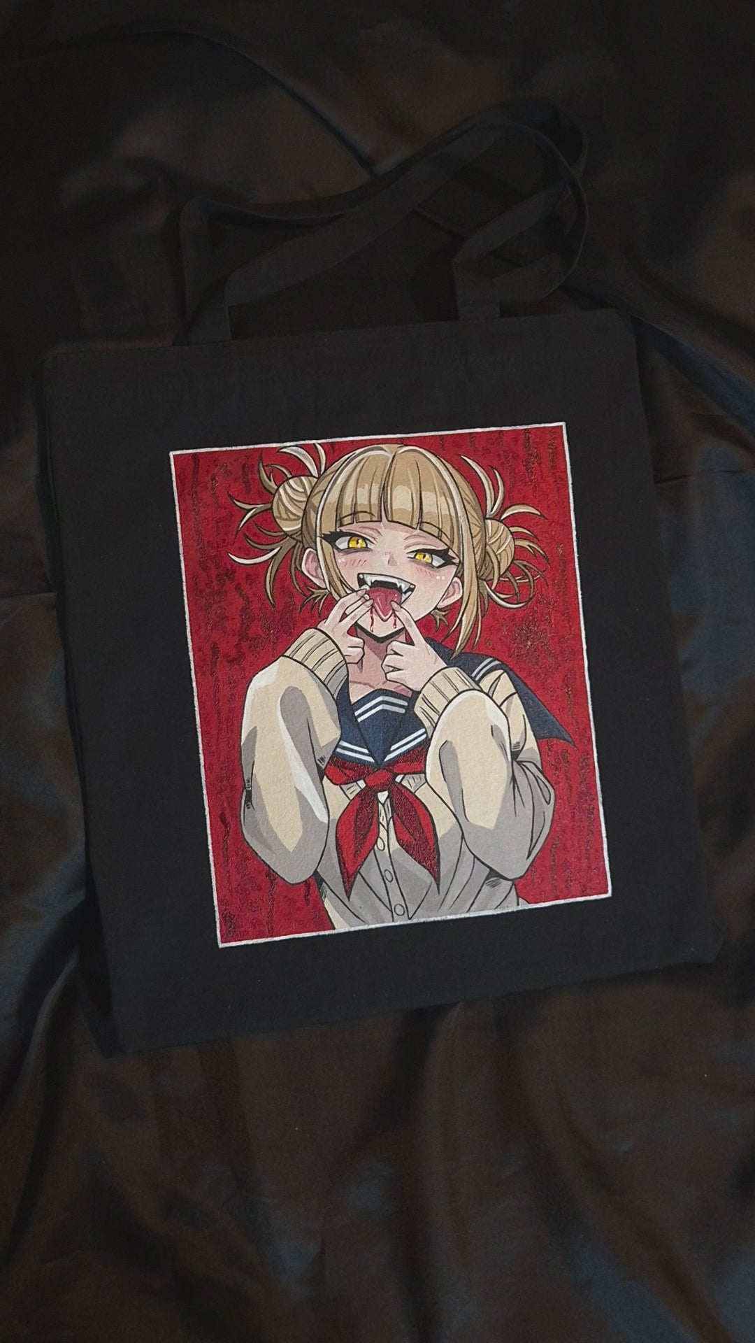 Totebag dipinta a mano — Himiko Toga