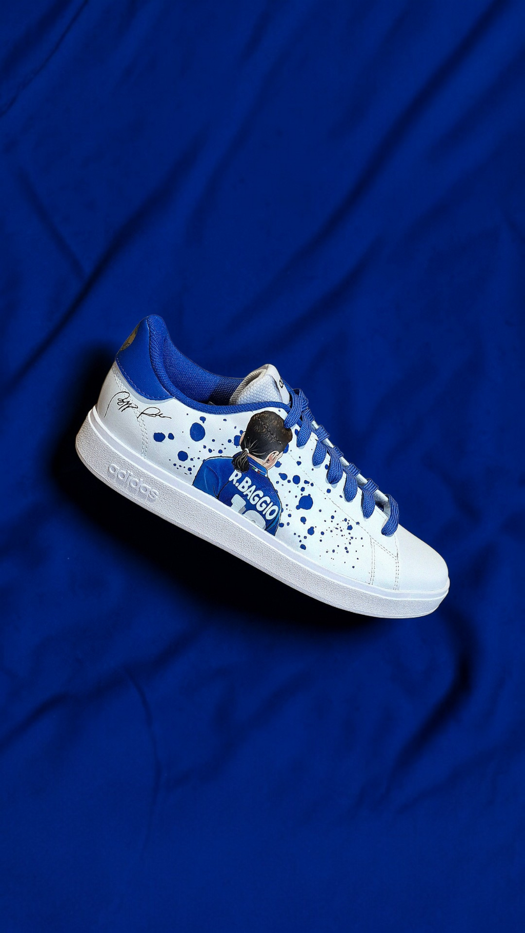 Sneakers dipinte a mano — Roberto Baggio