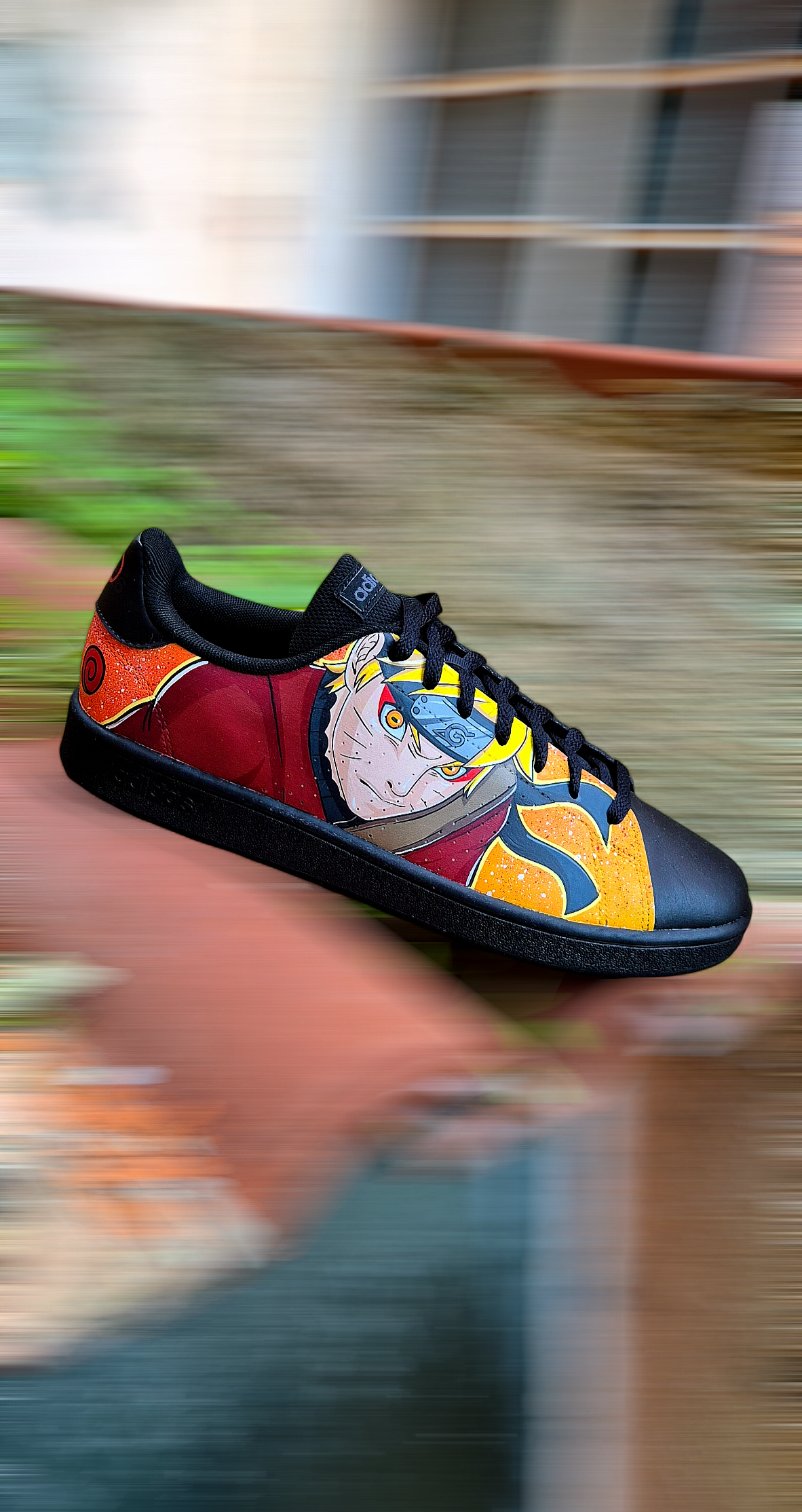 Sneakers dipinte a mano — Naruto Saggio & Sasuke