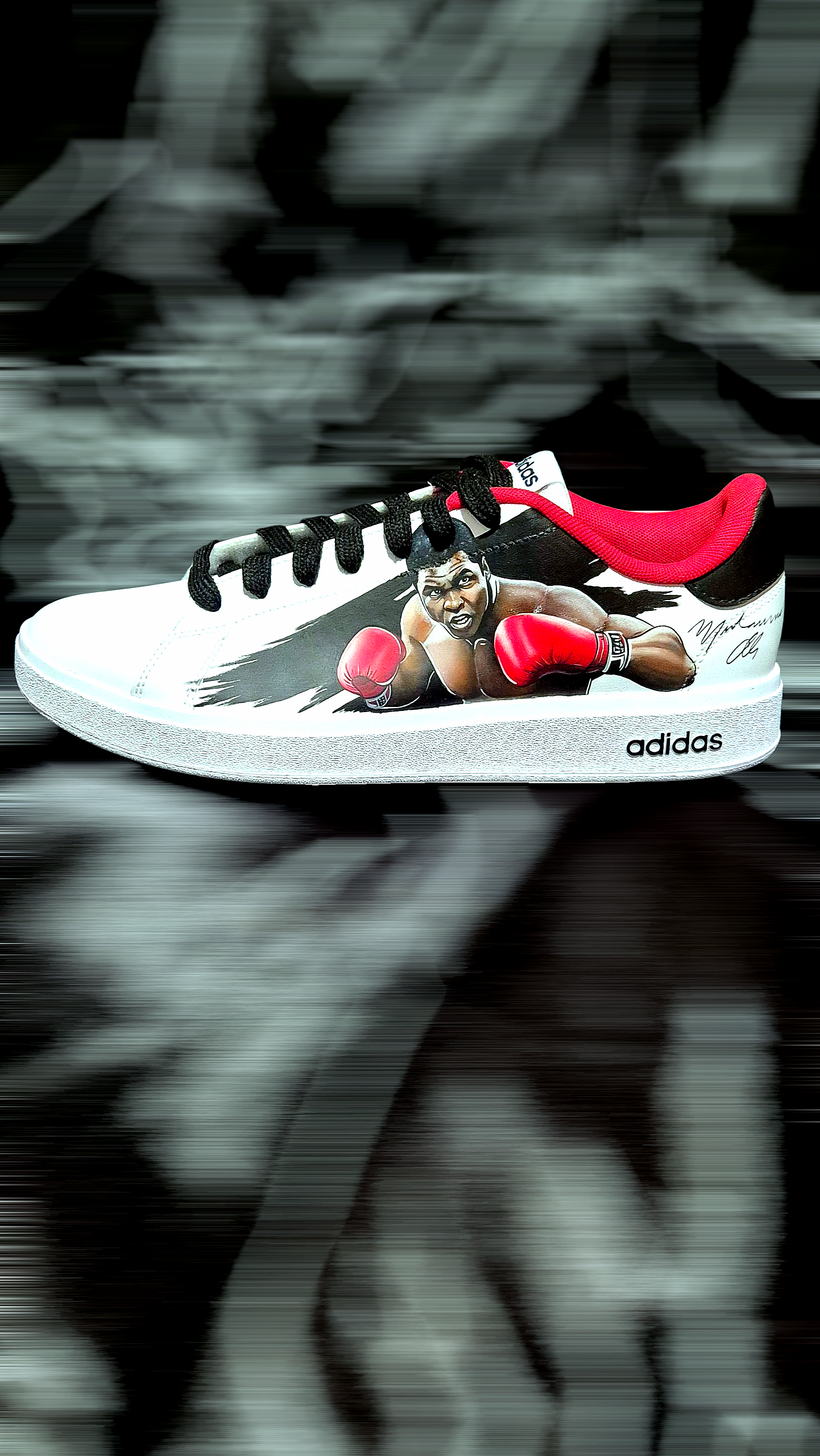 Sneakers dipinte a mano — Muhammad Ali & Mike Tyson