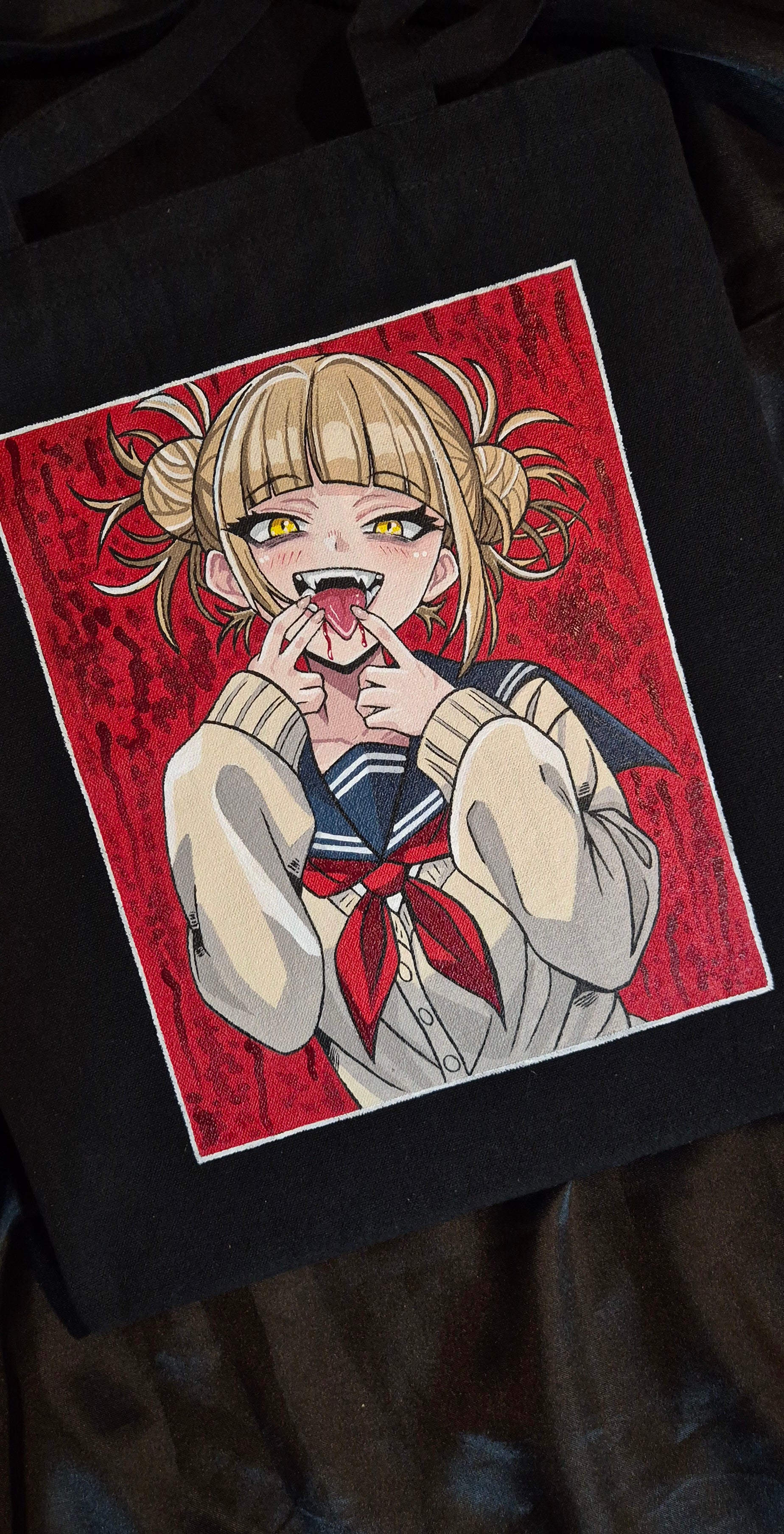 Totebag dipinta a mano — Himiko Toga