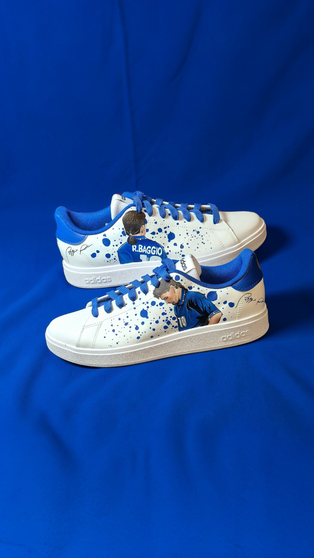 Sneakers dipinte a mano — Roberto Baggio