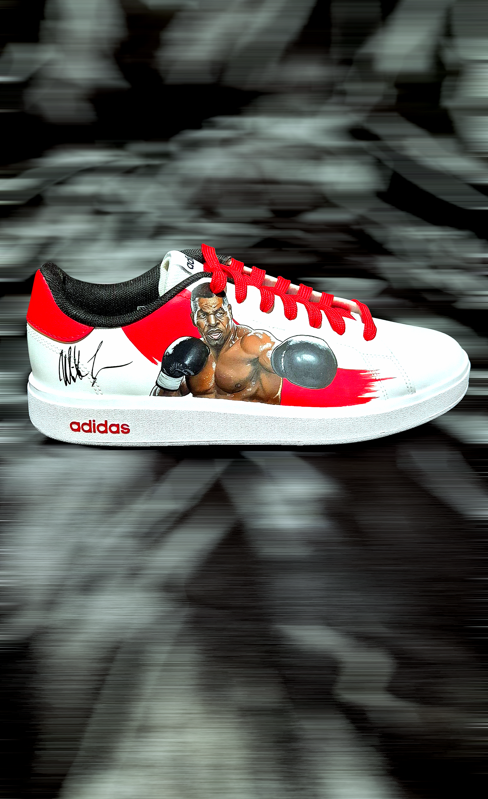 Sneakers dipinte a mano — Muhammad Ali & Mike Tyson