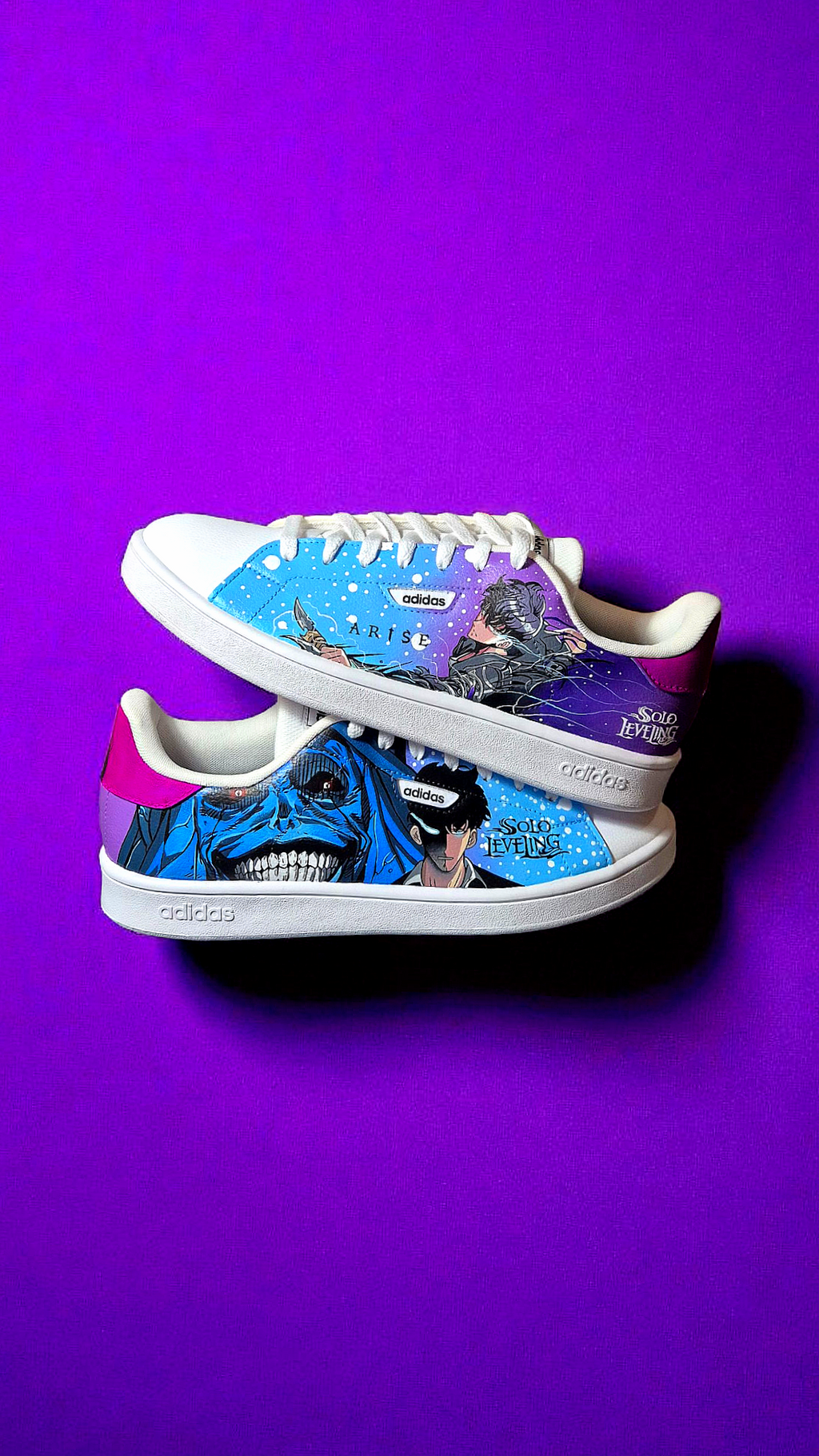 Sneakers dipinte a mano Solo Leveling