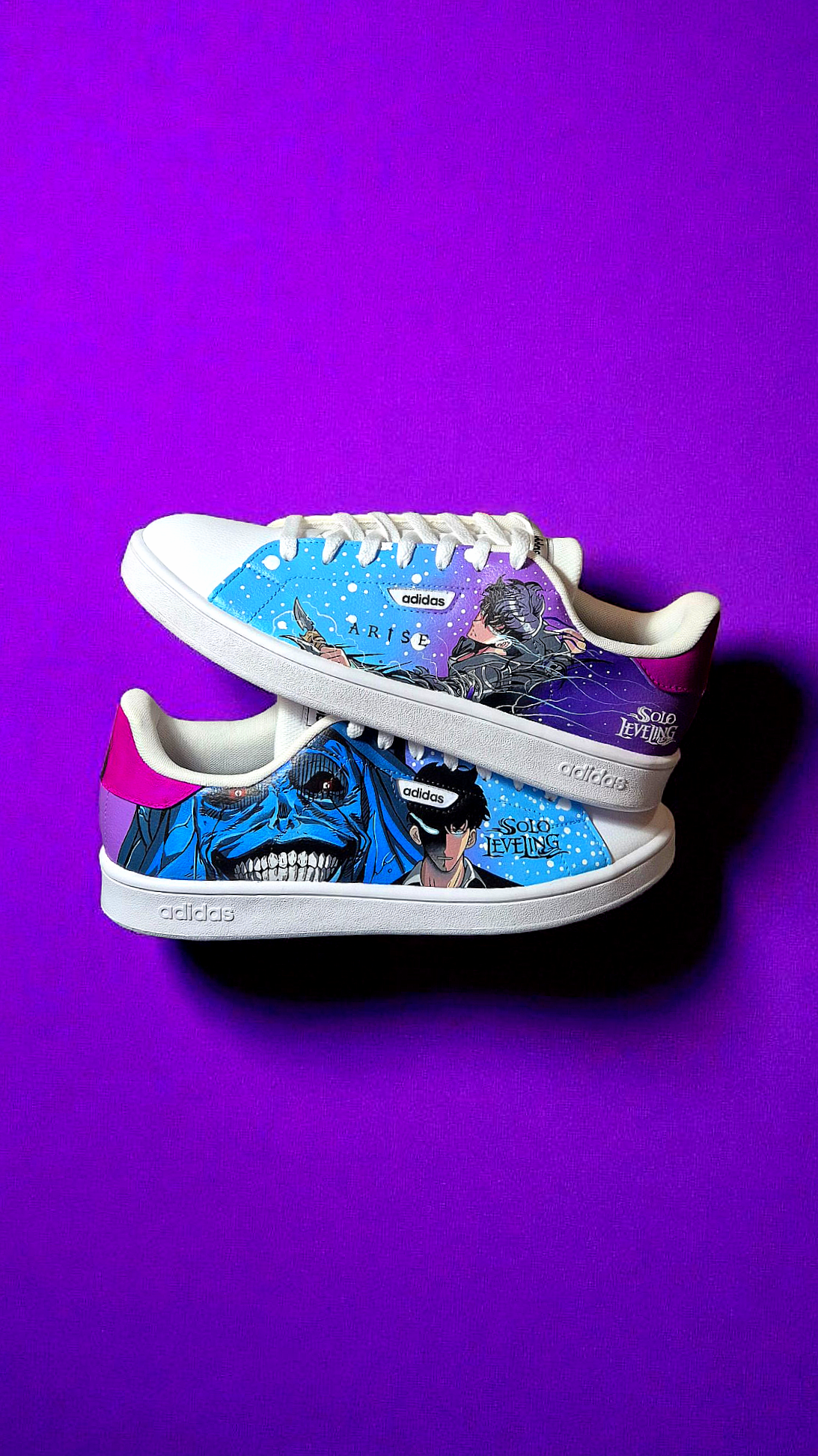 Sneakers dipinte a mano Solo Leveling