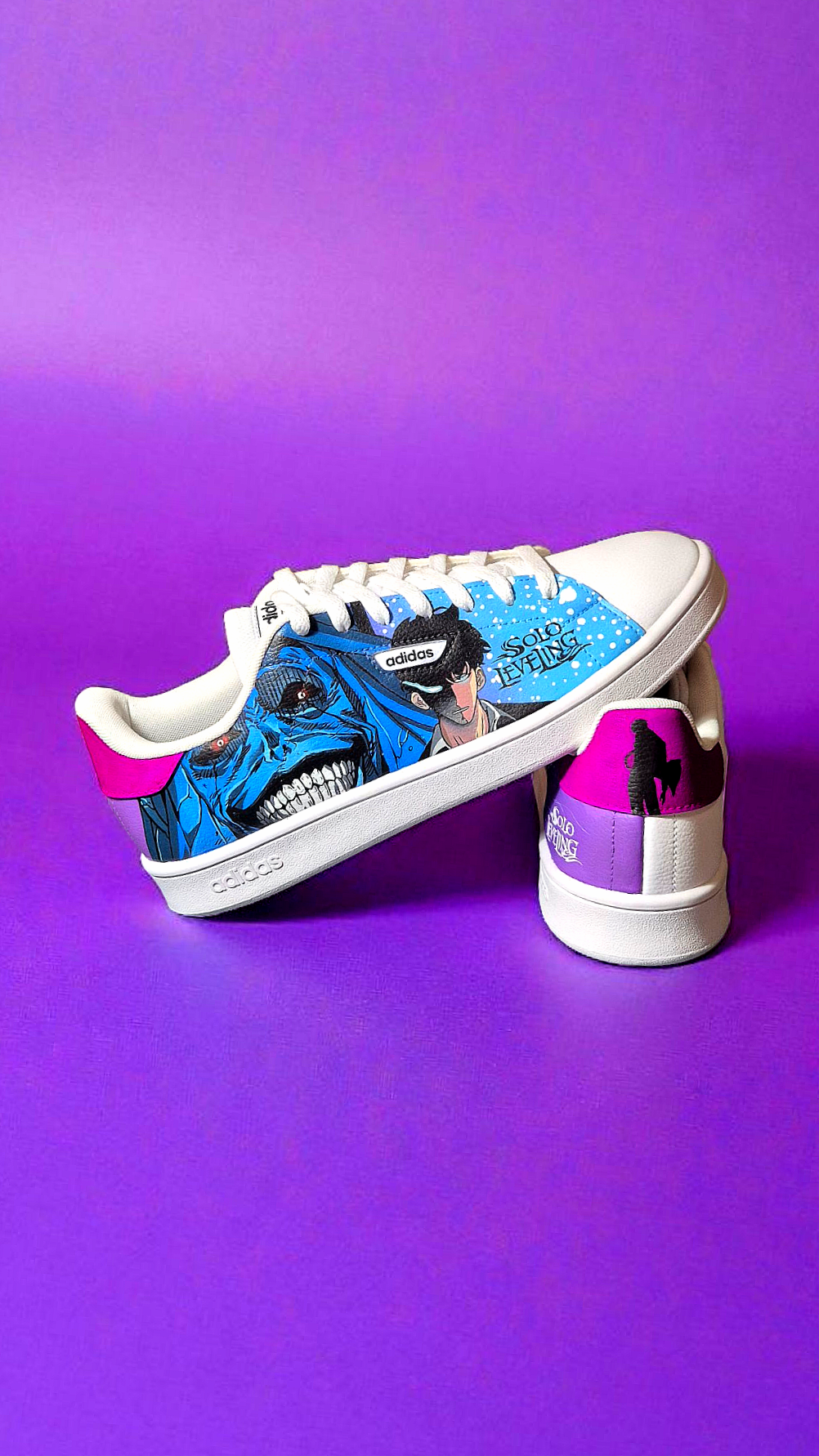 Sneakers dipinte a mano Solo Leveling