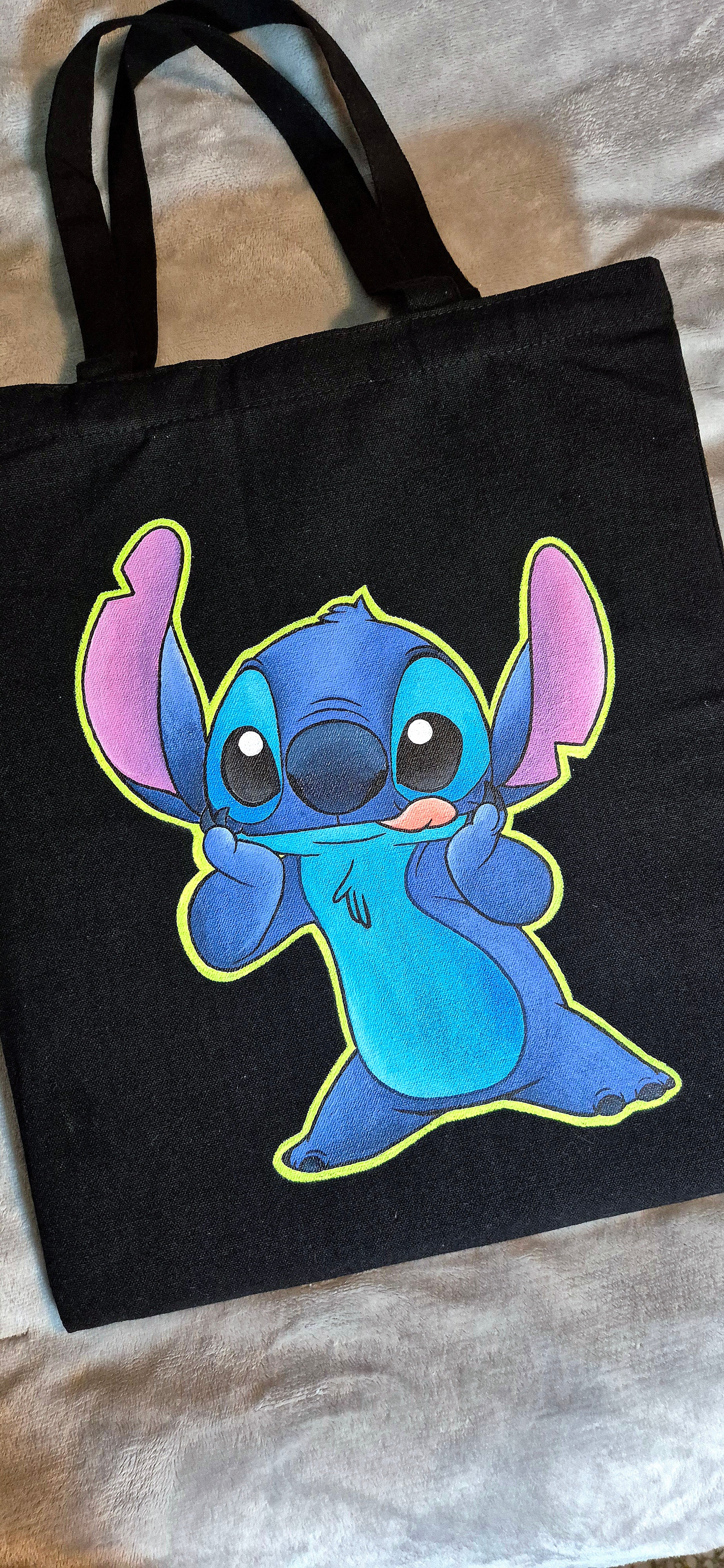 Totebag dipinta a mano — Stitch