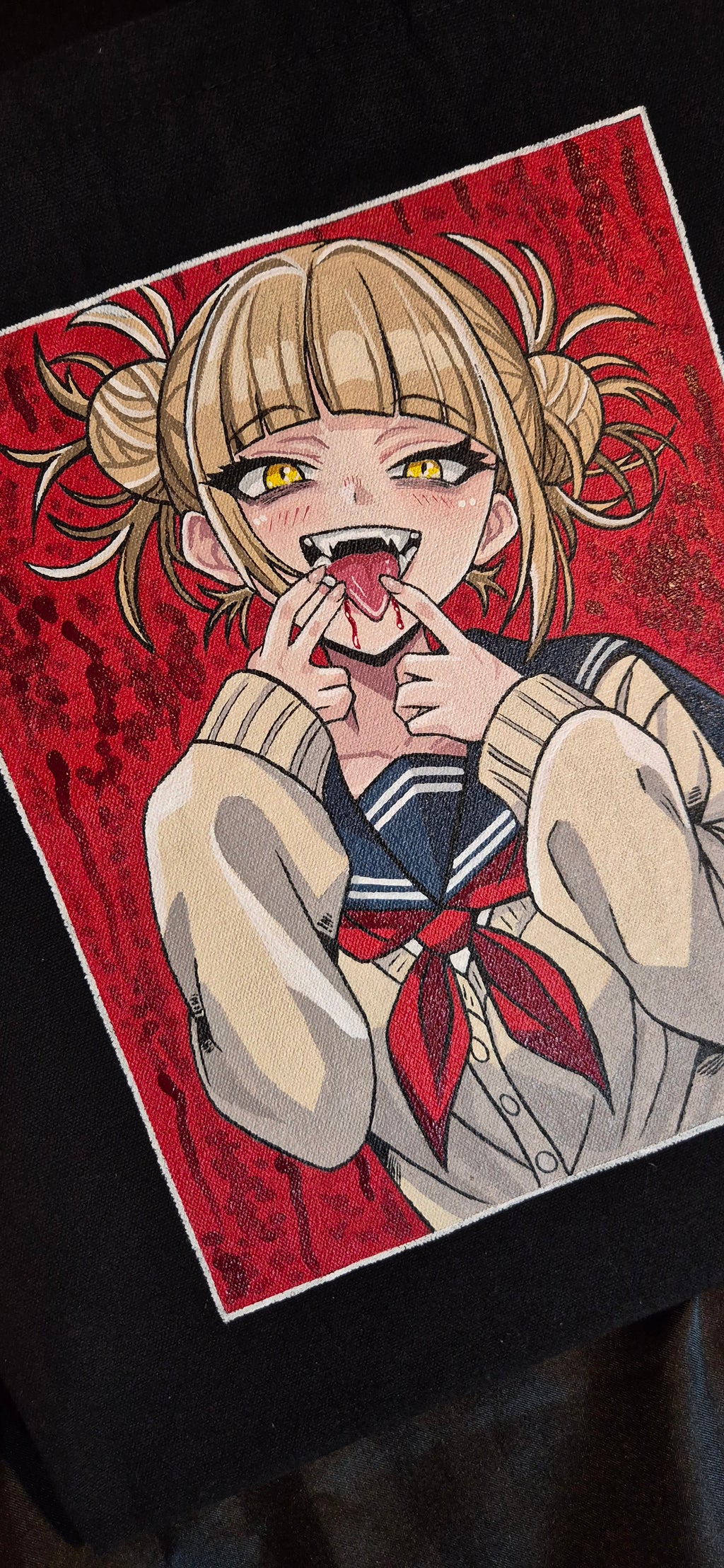 Totebag dipinta a mano — Himiko Toga