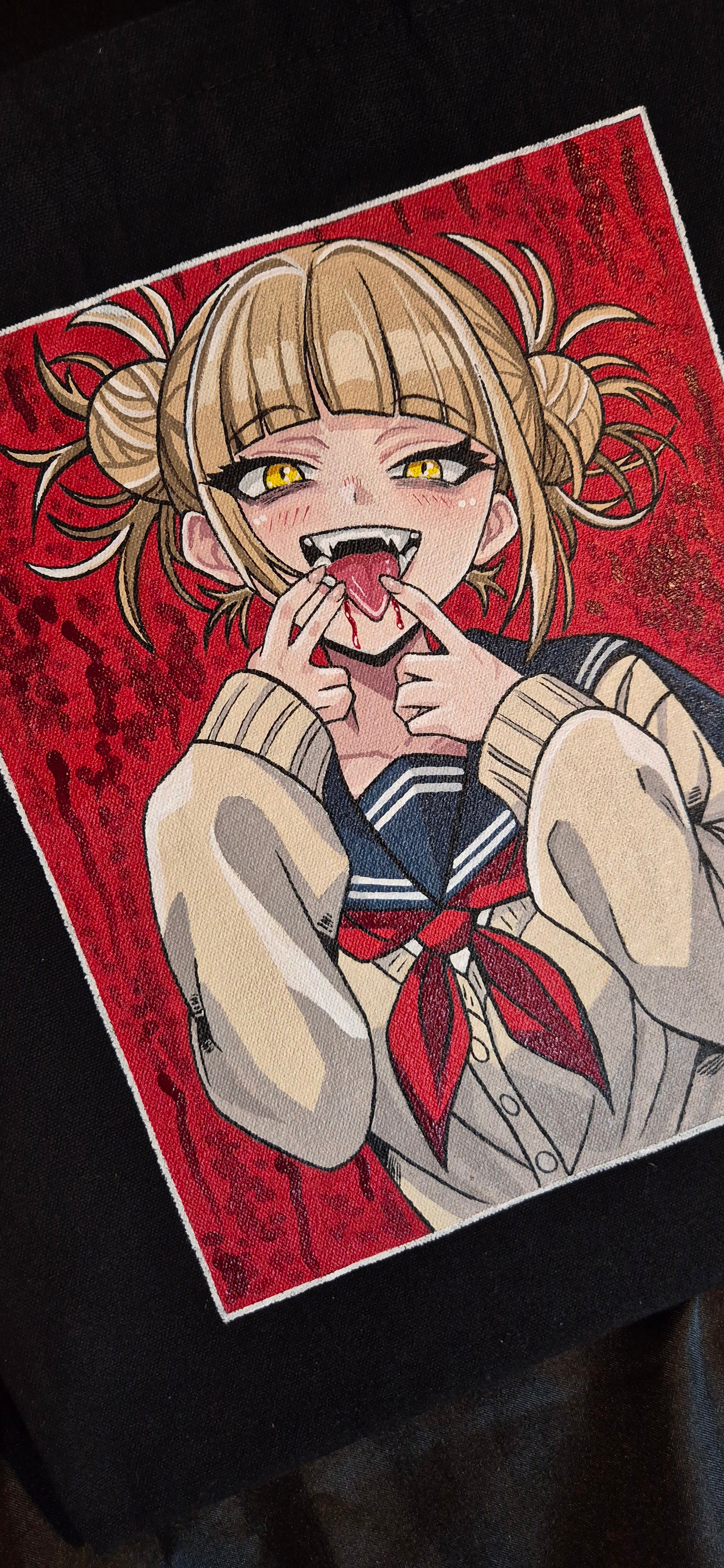Totebag dipinta a mano — Himiko Toga