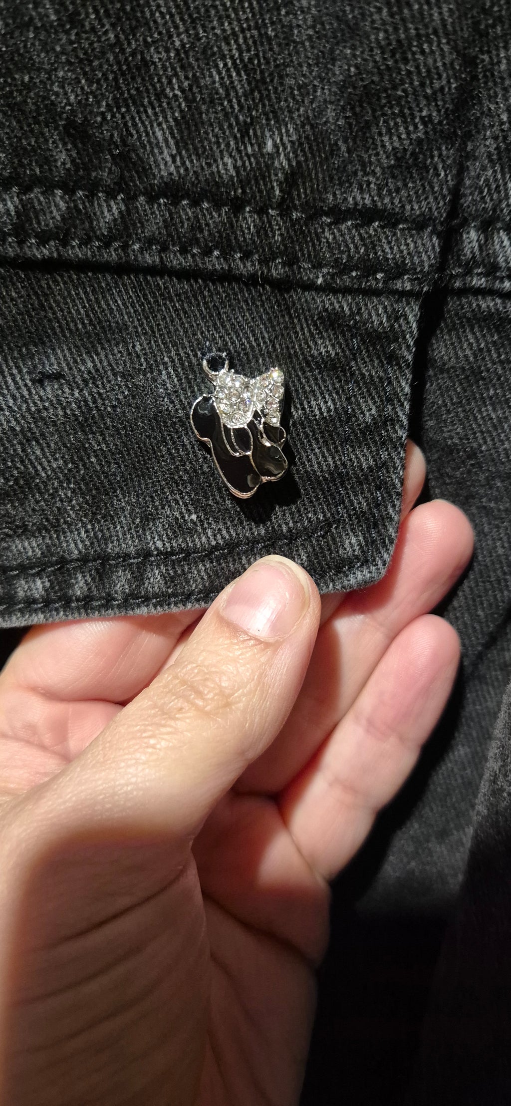 Giacca in Denim Dipinta a Mano – Tributo Michael Jackson