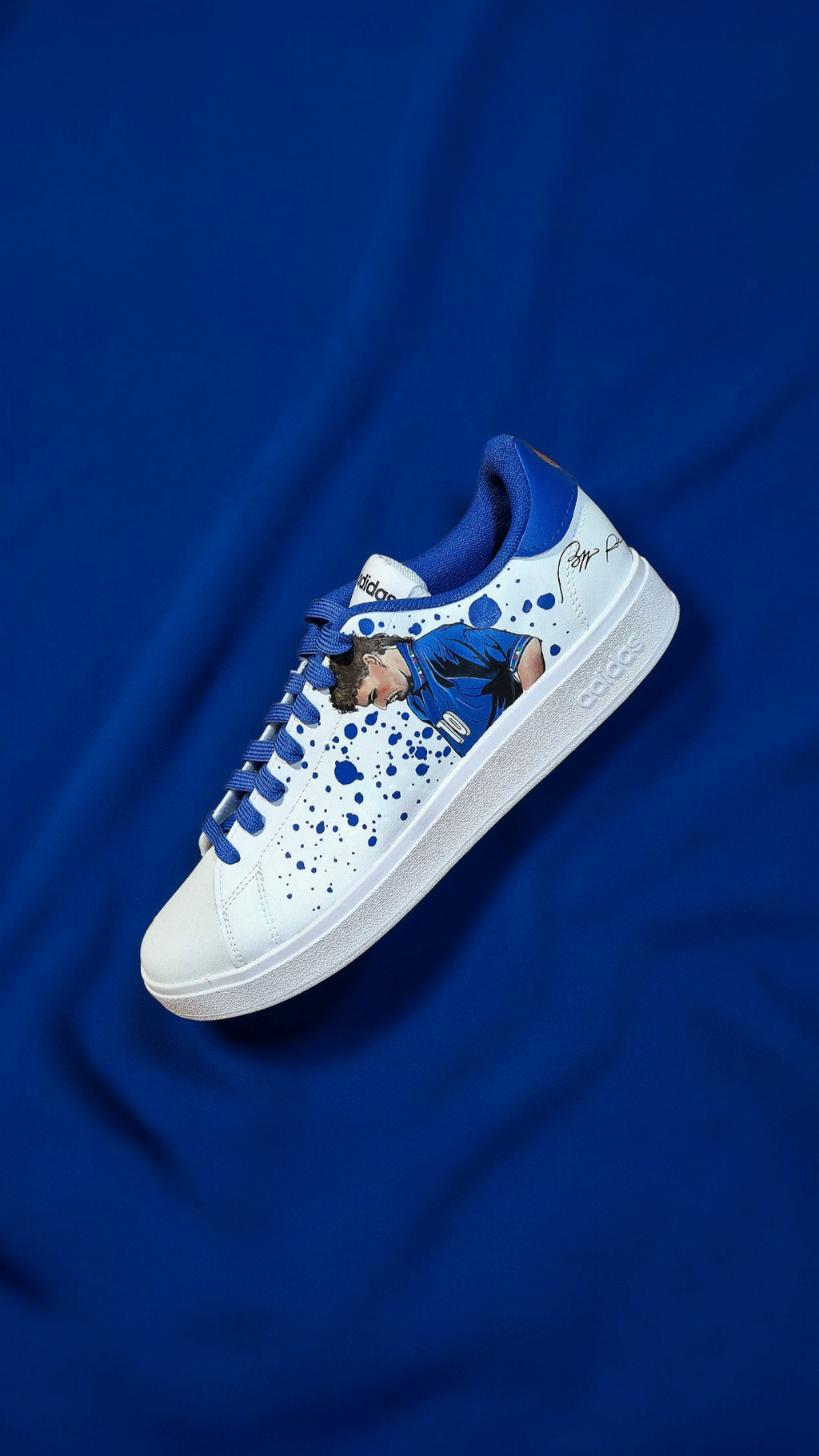 Sneakers dipinte a mano — Roberto Baggio
