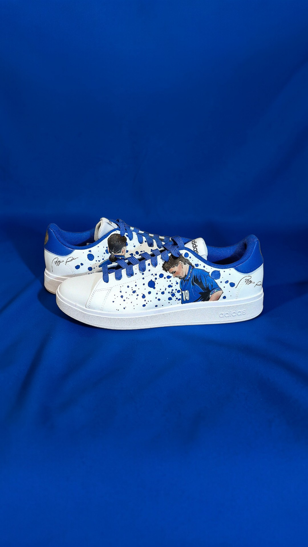 Sneakers dipinte a mano — Roberto Baggio