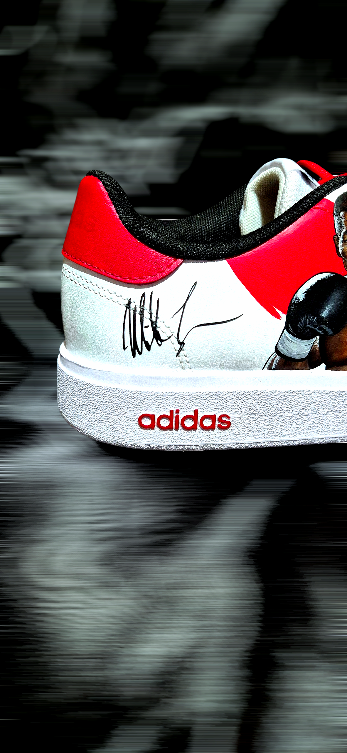 Sneakers dipinte a mano — Muhammad Ali & Mike Tyson
