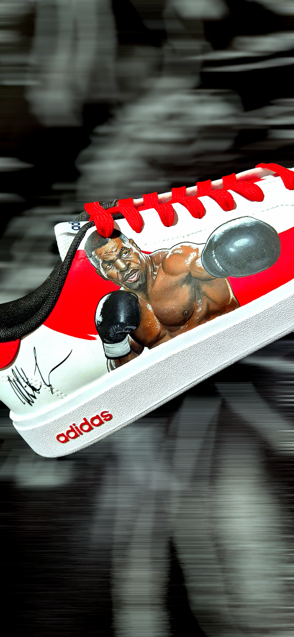 Sneakers dipinte a mano — Muhammad Ali & Mike Tyson