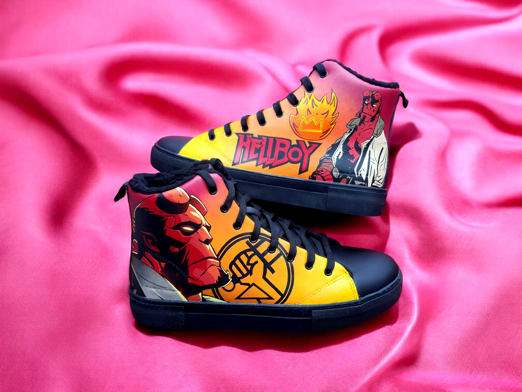 Sneakers dipinte a mano — Hellboy