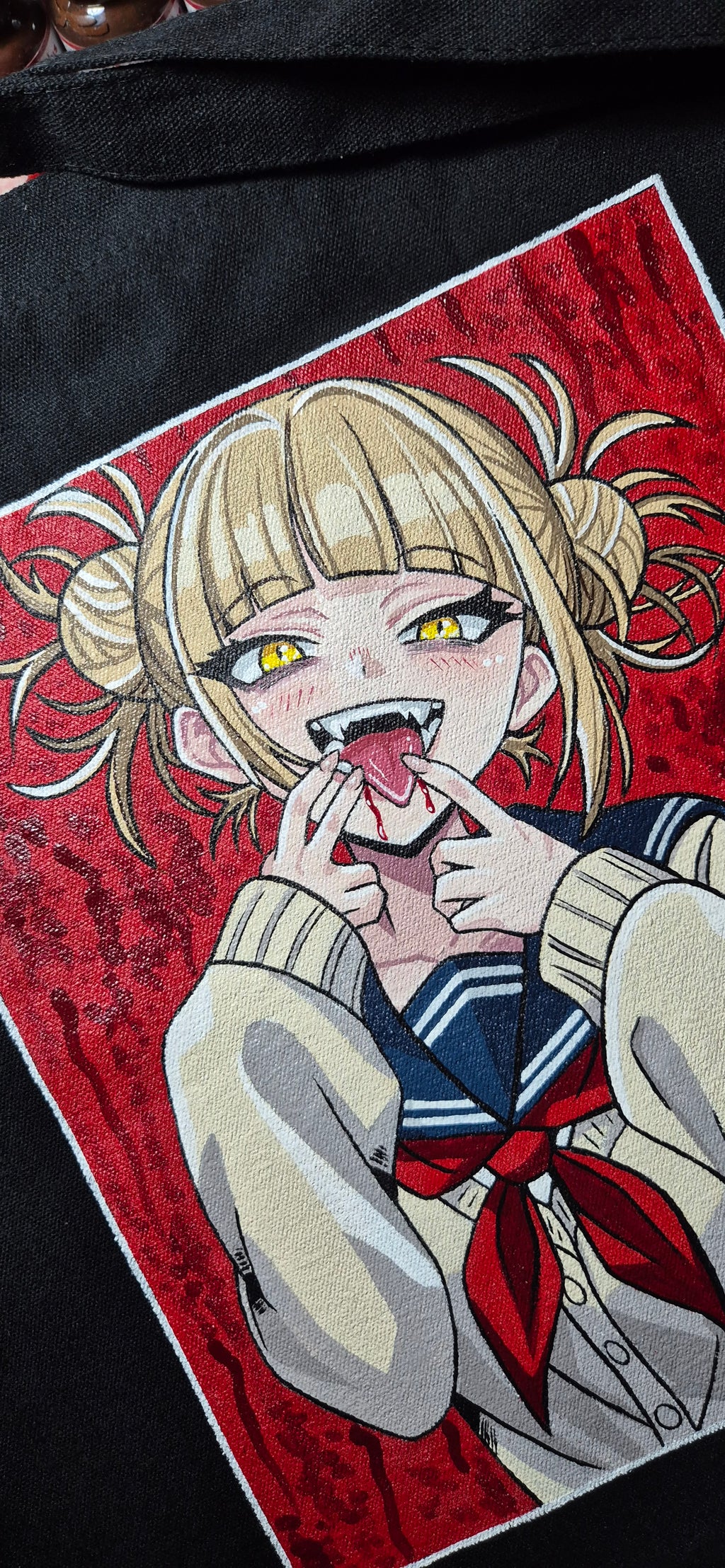 Totebag dipinta a mano — Himiko Toga