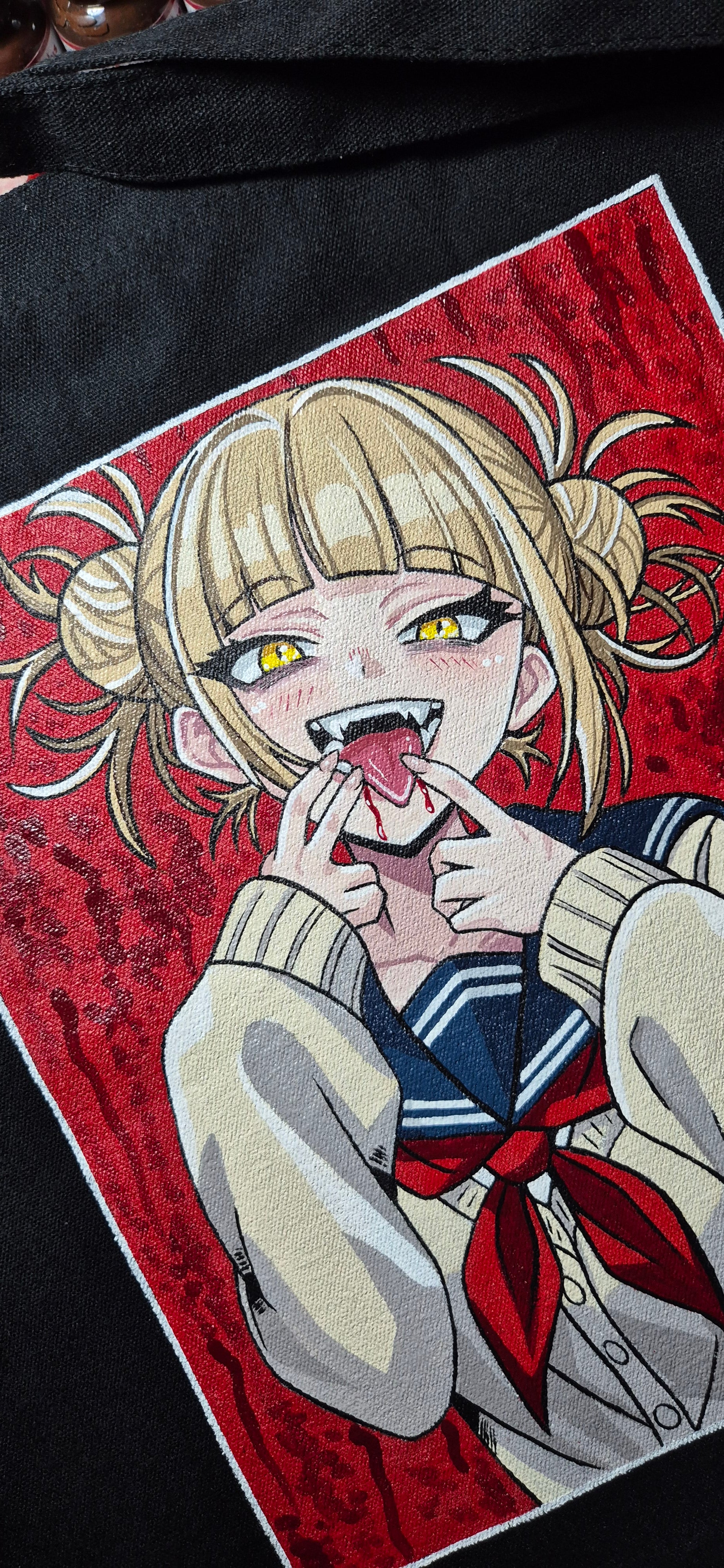 Totebag dipinta a mano — Himiko Toga
