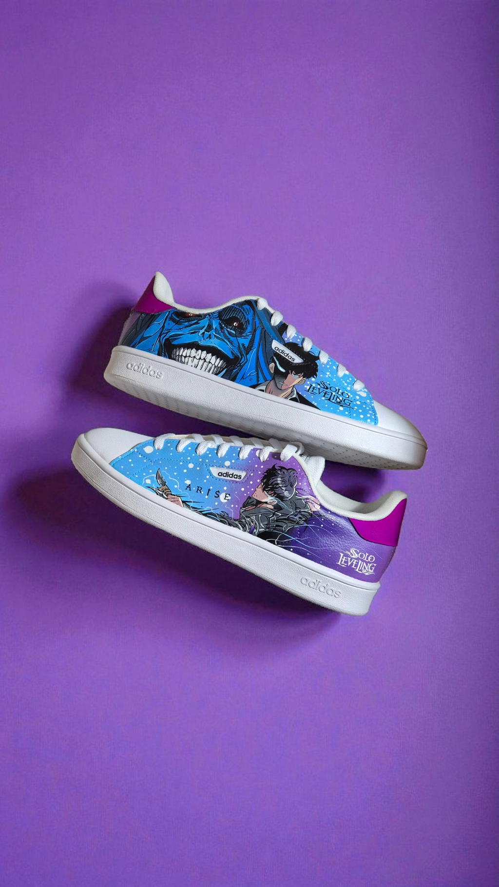 Sneakers dipinte a mano Solo Leveling