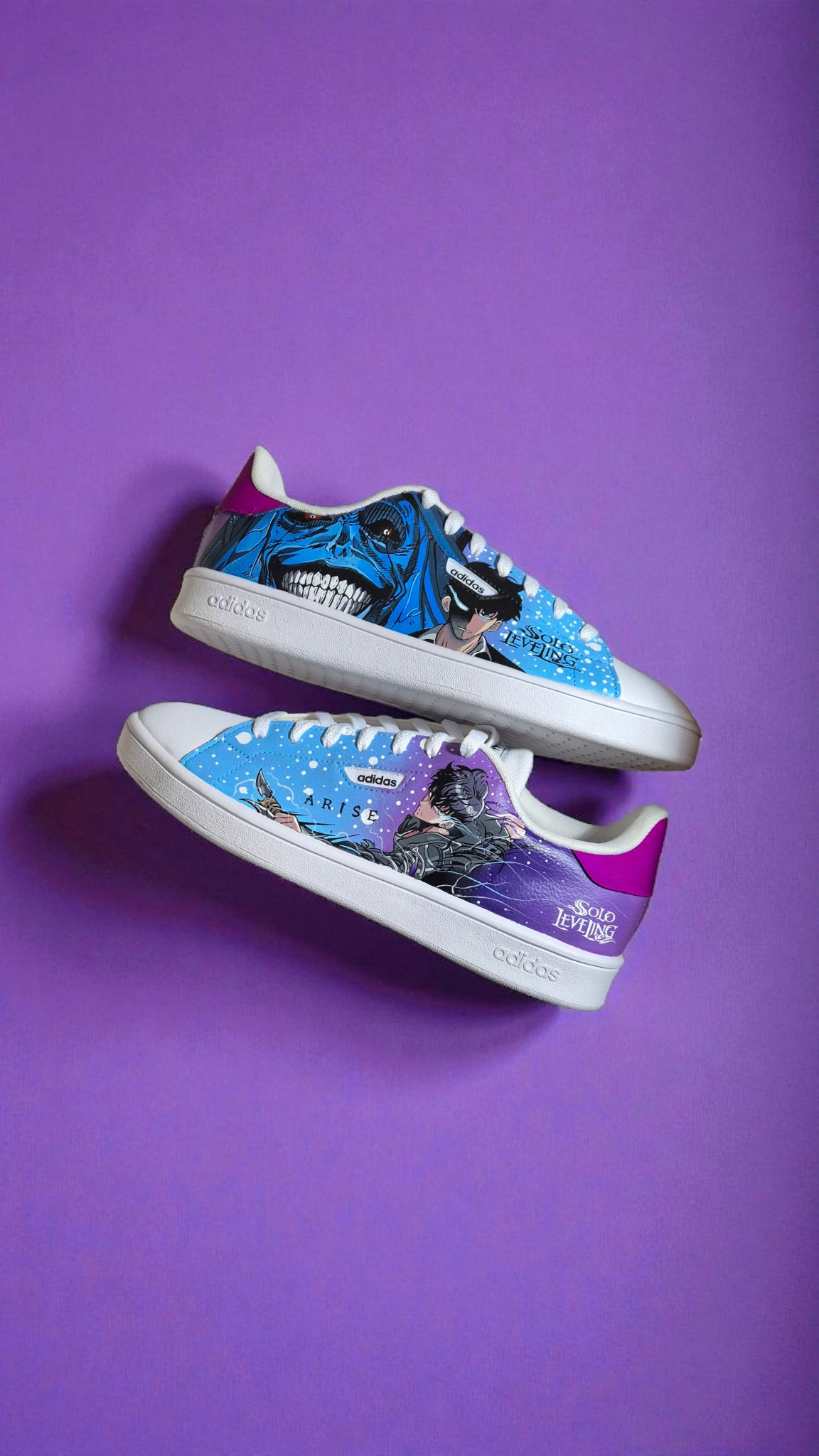 Sneakers dipinte a mano Solo Leveling