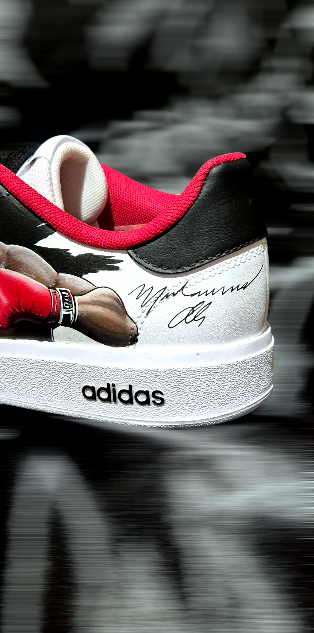 Sneakers dipinte a mano — Muhammad Ali & Mike Tyson
