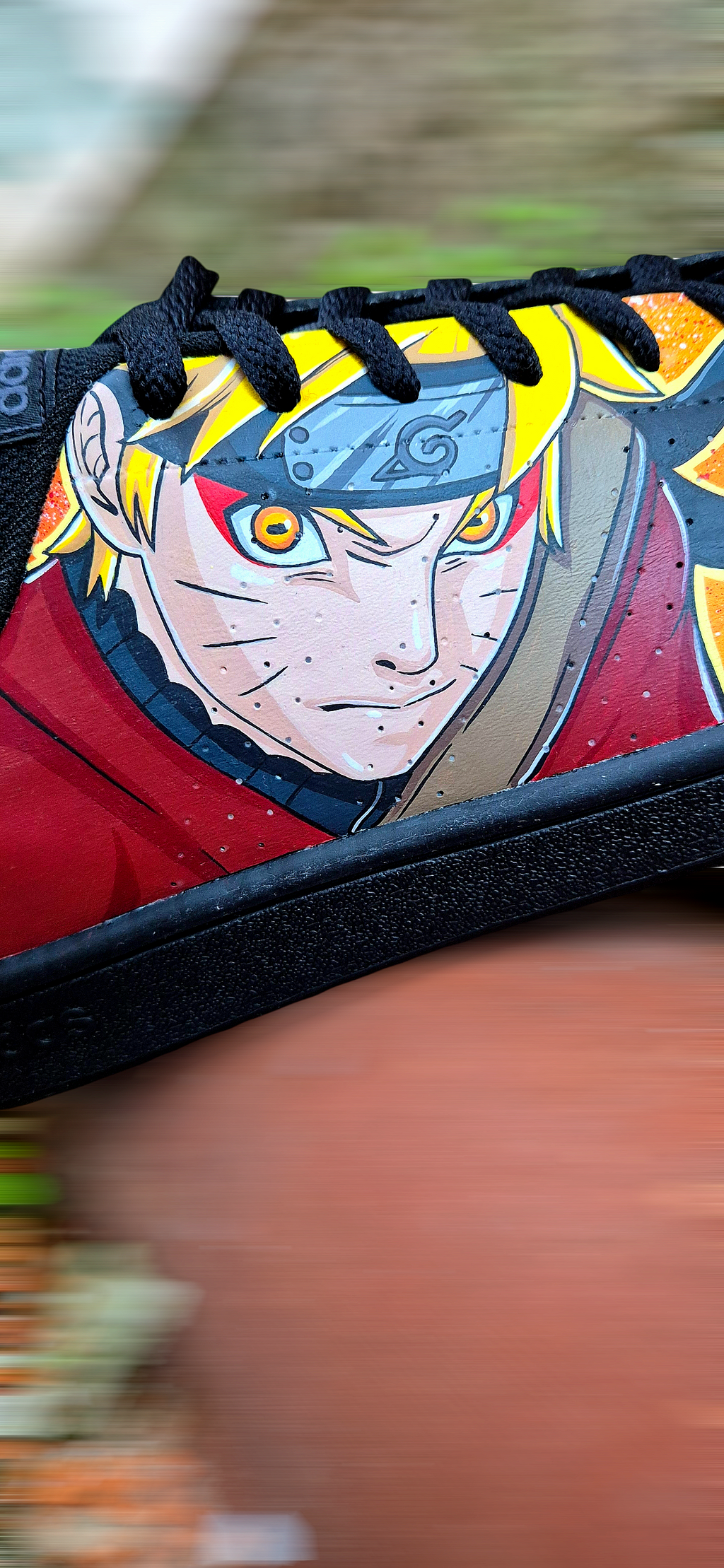Sneakers dipinte a mano — Naruto Saggio & Sasuke