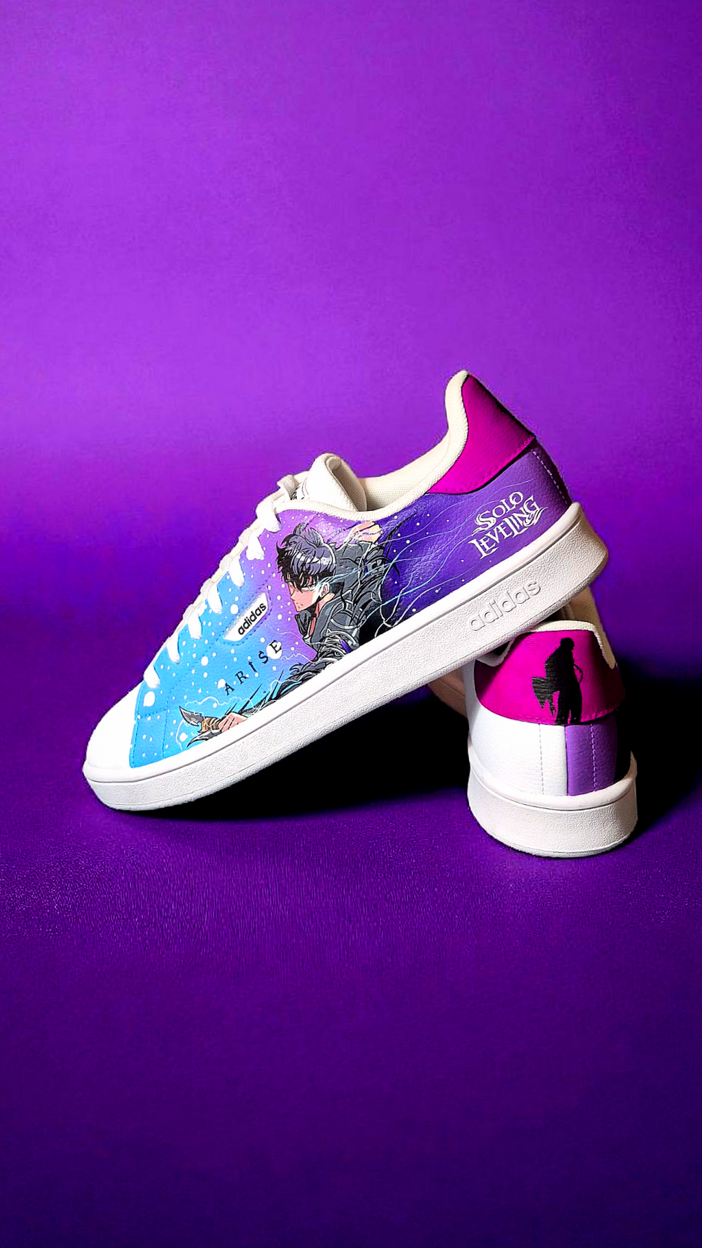 Sneakers dipinte a mano Solo Leveling